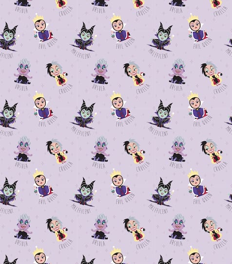 Disney® Villains Toss Cotton Fabric